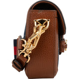 Gucci Monogram GG Denim Horsebit 1955 Shoulder Crossbody Bag