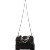 Stella McCartney Shaggy Falabella Fold Over Tote Crossbody Handbag