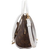 Louis Vuitton Monogram Canvas White Leather Limited Match Game On Ellipse BB Handbag