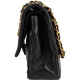 Chanel Quilted Lambskin 24K Gold Medium Double Flap Shoulder Bag