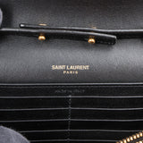 Yves Saint Laurent Python-Embossed Patent Leather Kate Wallet On Chain Crossbody Bag
