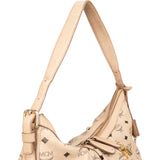 MCM Monogram Visetos Hobo Shoulder Bag