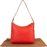 Gucci Guccissima Leather Web Stripe Shoulder Bag