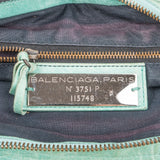 Balenciaga Light Green Leather Classic City Handbag
