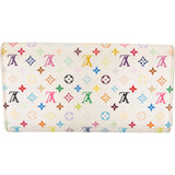 Louis Vuitton Canvas Monogram Murakami Multicolor Sarah Wallet