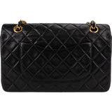 Chanel Quilted Lambskin 24K Gold Medium Double Flap Shoulder Bag