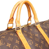 Louis Vuitton Monogram Canvas Keepall 55 Bandoulière Travel Bag