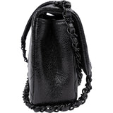 Chanel Quilted Caviar Leather Ultramatte So Black Mini Rectangular Single Flap Crossbody Bag
