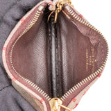 Louis Vuitton Monogram Mini Lin Key Pouch Wallet