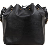 Louis Vuitton Noir Epi Leather Sac Noé Petit Shoulder Bag