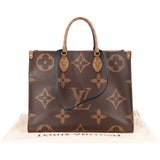 Louis Vuitton Monogram Canvas Giant Reverse Onthego GM Handbag