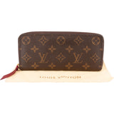 Louis Vuitton Monogram Canvas Clemence Zippy Wallet