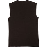 Chanel Brown Wool Emblem V-Neck Knit Top (FR 40 / DE 38)