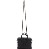 Chanel Quilted Lambskin CC Stitched Vanity Crossbody Handbag