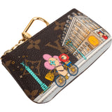 Louis Vuitton Monogram Limited Illustre Vivienne Holiday Paris Vendome Pochette Cles Key Pouch
