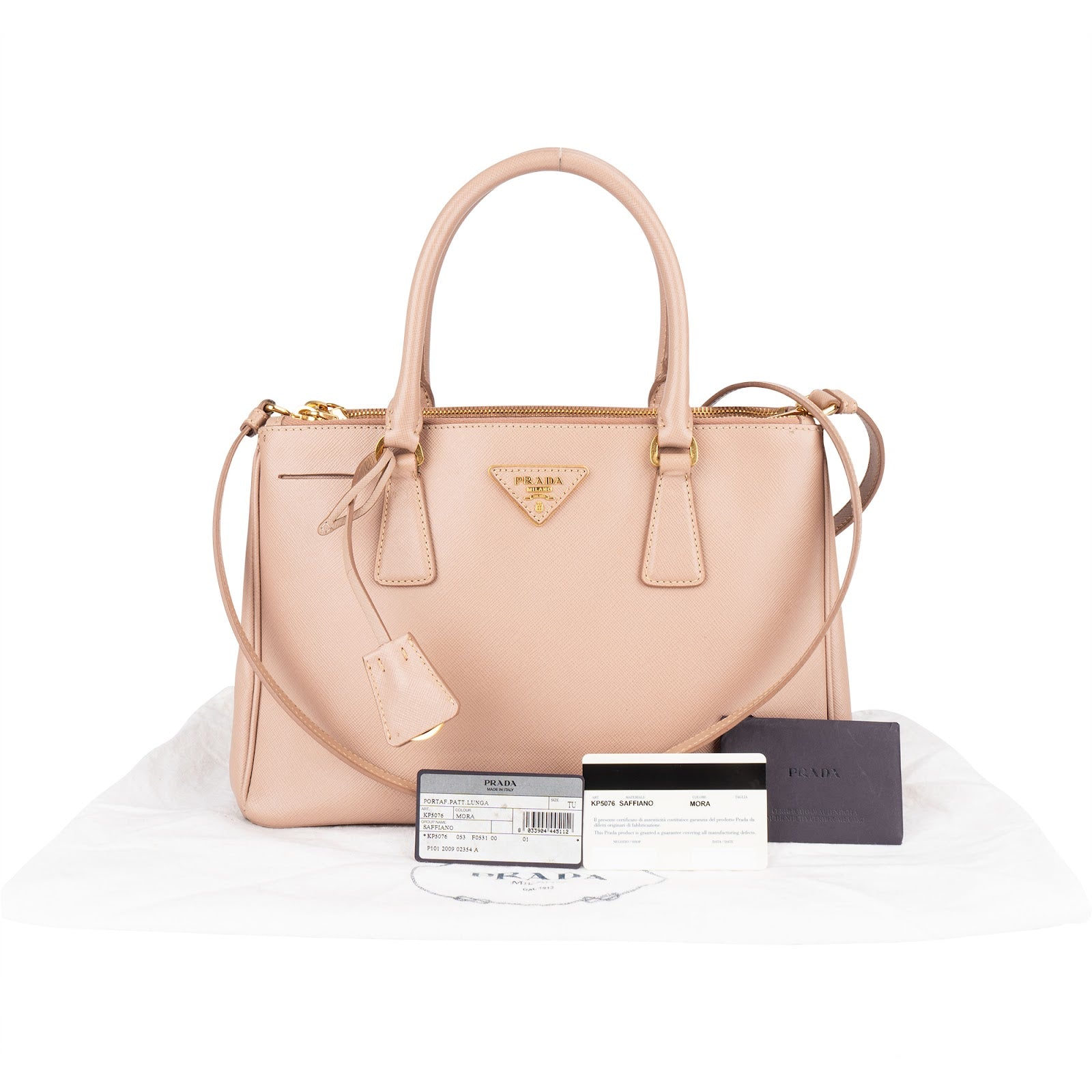 Prada Saffiano Leather Galleria Handbag - vintageandkickz