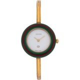 Gucci Gold Tone Change Bezel 11/12.2 Bangle Woman Watch