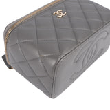 Chanel Quilted Lambskin Top Handle Vanity Case Crossbody Bag - vintageandkickz
