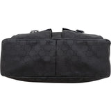 Gucci Monogram GG Canvas Abbey D-Ring Pocket Hobo Shoulder Bag