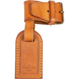 [🔄️B21 / F30] Louis Vuitton Vachetta Leather Luggage Tag - vintageandkickz