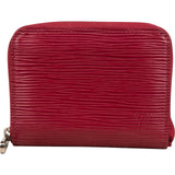 Louis Vuitton Pink Epi Leather Zippy Coin Purse Wallet