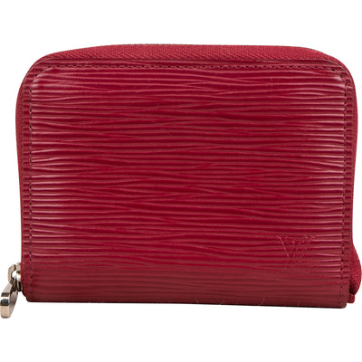 Louis Vuitton Pink Epi Leather Zippy Coin Purse Wallet