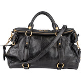 Miu Miu Vitello Lux Leather City Handbag - vintageandkickz