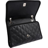 Chanel Caviar Leather CC Business Affinity Small Single Flap Handbag