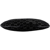 Gucci Monogram GG Suede Half-Moon Hobo Shoulder Bag