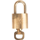 Louis Vuitton Classic Brushed Gold Lock Schloss Padlock