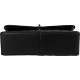Chanel Vertical Quilted Lambskin 24K Gold Single Flap Crossbody Bag