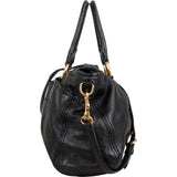 Miu Miu Vitelo Daino Turnlock Coffer Satchel Handbag