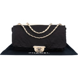 Chanel Quilted Lambskin Maxi Single Flap Crossbody Bag