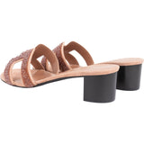 Hermès Pink Leather & Suede Beaded Oasis Sandals (40)