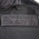Balenciaga Black Leather City Clutch