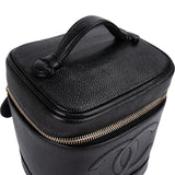 Chanel Caviar Leather CC Vanity Case Handbag