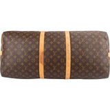 Louis Vuitton Monogram Canvas Keepall 60 Bandoulière Travel Bag