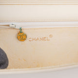 Chanel Quilted Lambskin 24K Gold Single Flap Shoulder Bag