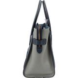 Céline Tricolor Leather Luggage Handbag