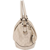 Gucci Cream Guccissima Leather Sukey Handbag