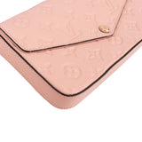 Louis Vuitton Leather Monogram Empreinte Félicie Pochette Crossbody Bag