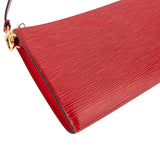 Louis Vuitton Red Epi Leather Pochette Accessoires Handbag