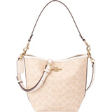 Coach Monogram Signature Canvas Small Town Bucket Shoulder Bag