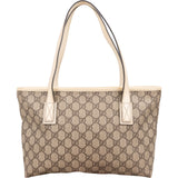 Gucci Monogram GG Supreme Canvas Small Tote Shoulder Bag