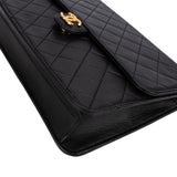 Chanel Quilted Lambskin 24K Single Flap Shoulder Bag