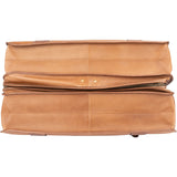 Gucci Leather Vintage Web Stripe Briefcase 55 Travel Bag
