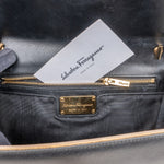 Salvatore Ferragamo Saffiano Leather Vara Bow Crossbody Bag - vintageandkickz