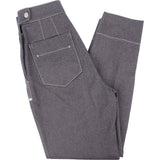 Hermès Grey Cotton Stitched Side Zipper Trousers (FR34 / DE32)