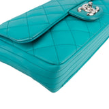 Chanel Quilted Latex Reversible Nylon Rectangular Single Flap Crossbody Bag