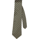 S.T. Dupont Geometric Pattern Silk Tie Krawatte